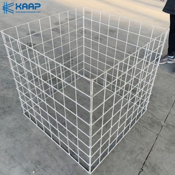 Отверстие анти- ржавчины квадратное сварило сетку корзины Gabion