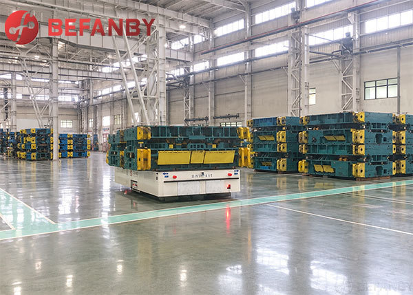 Electric Long Service Life Motorized 80t Transfer Cart