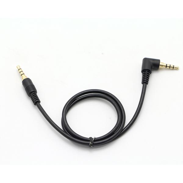 OEM 90 Degree Right Angle 3.5mm TRRS Jack Male To 3.5mm TRRS Jack Male Audio Cable