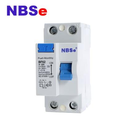 Disjuntor atual residual da série Bf62 com interruptor da proteção RCD da sobrecarga