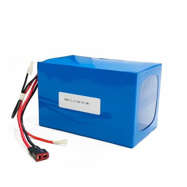 Rechargeable 18650 3S Lithium Ion Battery Pack 11.1V 30Ah UN38.3 Certified for Solar Light and E-Bike