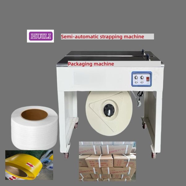PLC-Controlled Semi-Automatic / Automatic Strapping Machine with Tabletop Strapping Machine