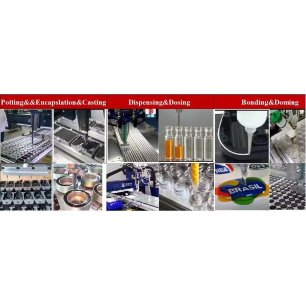 Máquina de dosagem de poliuretano epoxi componente AB Máquina de distribuição de silicone Máquina de colagem de alta precisão