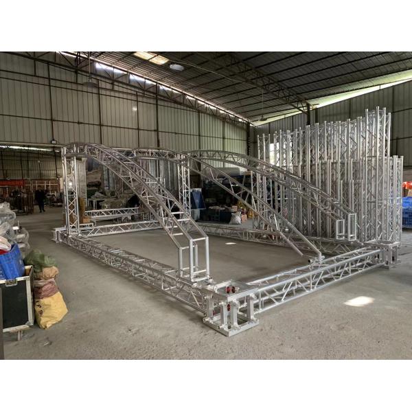 400x400mm Aluminum Stage Truss System , Triangle Lighting Truss For Events Concerts
