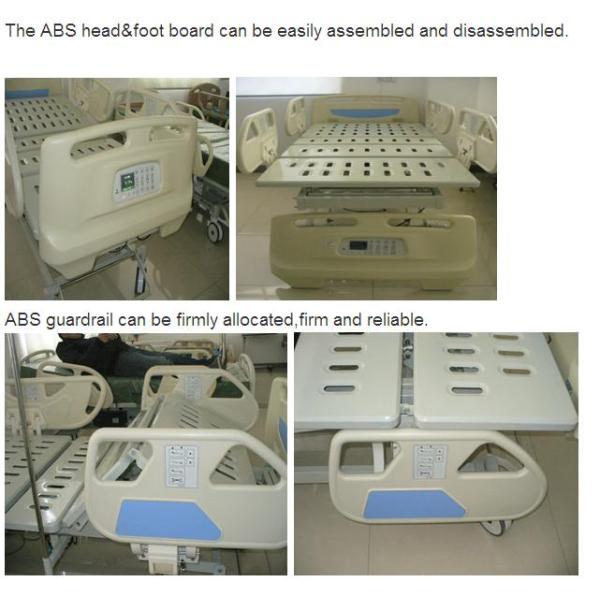Multi-Fuctions ABS Foldable Adjustable ICU Luxurious Electric Hospital Beds (ALS-E517)