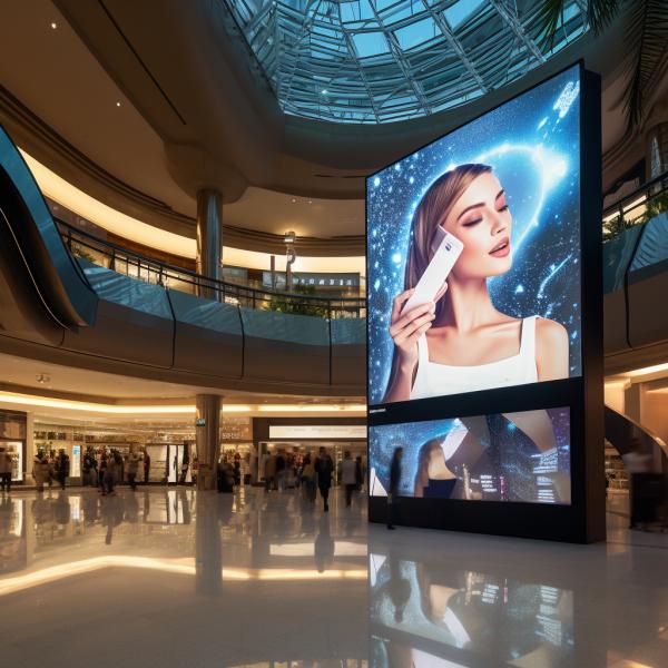 Настраиваемый цифровой светодиодный рекламный щит IP65 2,5 мм-10 мм пиксельный пиксель