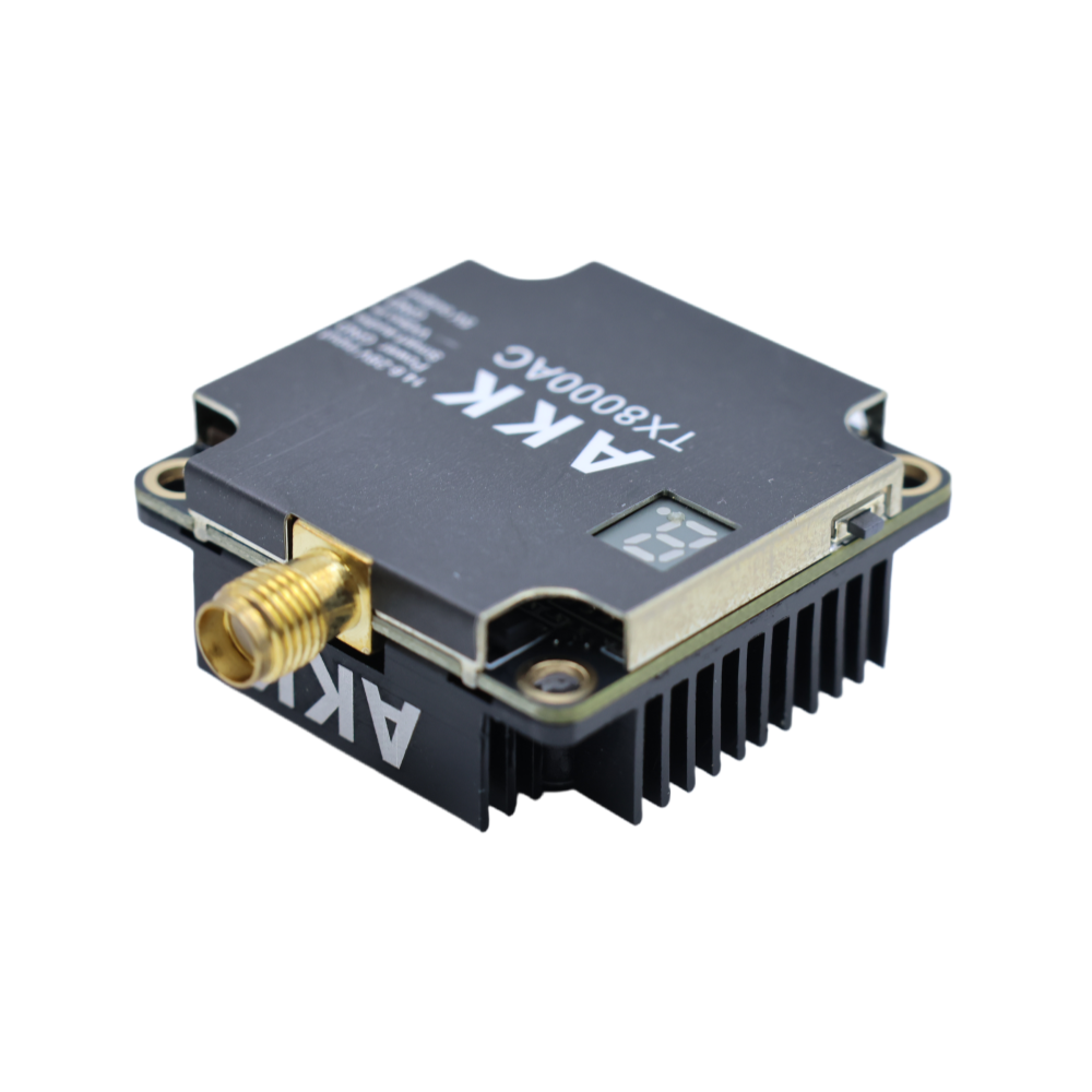 AKK TX8000AC 5.8GHz 8W FPV VTX with 96CH & LCD Display