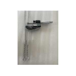 3mm Single Loop Galvanized Baler Wire 4.5m Length