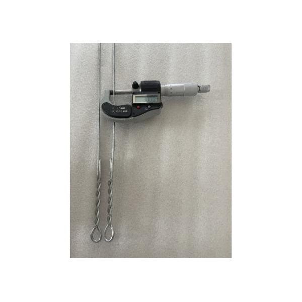 3mm Single Loop Galvanized Baler Wire 4.5m Length