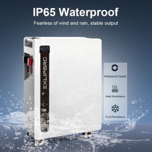 Home Energy Storage 51.2V IP65 Waterproof LiFePO4 314Ah 16KWh Hybrid Grid Split CAN Solar Lithium Battery