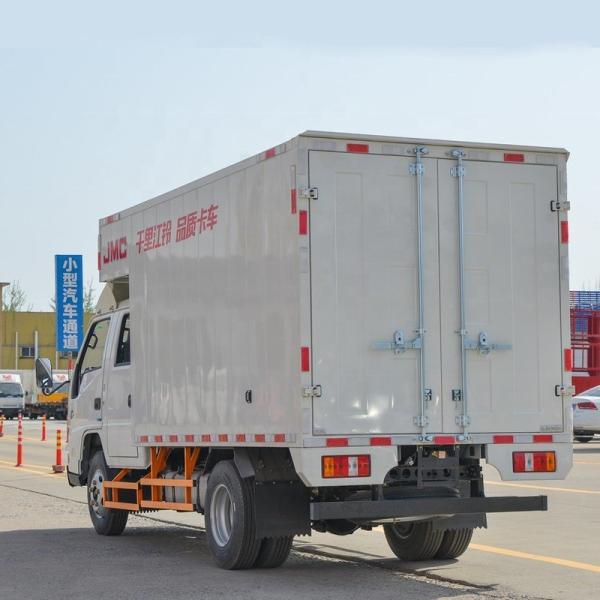 White 4x2 JMc Motor Cargo Delivery Truck Freight Logistics Truck 100KM/h