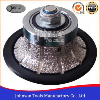 No.2 Half Bullnose Vacuum Brazed Diamond Tools For Edging Stone
