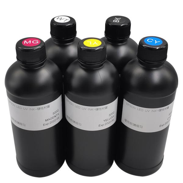 Wholesale UV flatbed printer ink for epson xp600/tx800 DX5/DX7 for phone case glass tile metal acrylic