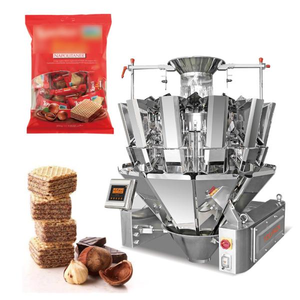 14 Máquina automática de embalaje de pellets 220V para granulados de alimentos