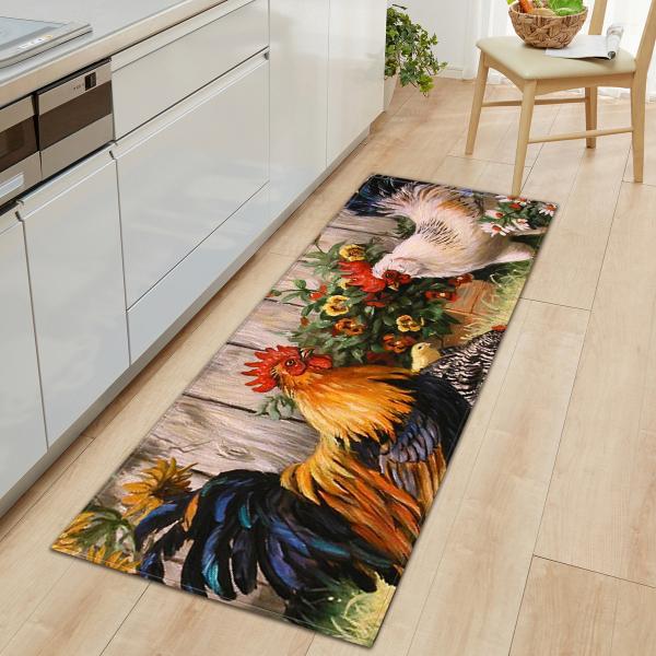 Modern Personalized Kitchen Floor Mats Long Strip Kitchen Carpet Runner
