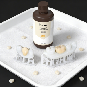 Resin Yákē gāo qiángdù shùzhī yákē nài mó sǔn xìng shùzhī yákē shēngwù xiāng róng xìng yákē guāng gùhuà shùzhī 34 5000 Dental strength resin BL A2 A3.5 B1