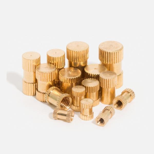 Custom High Precision Cnc 3 X 6 Knurled Thumb Nuts Brass Plastic