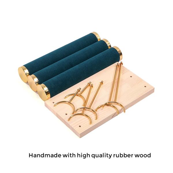 Sillón de joyería desmontable de terciopelo Sillón de 2 niveles Sillón de relojes Sillón de relojes