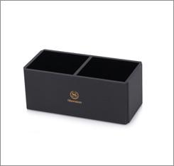Free sample black acrylic  150*70*60mm tea coffee holder for 5 star Sheraton hotel