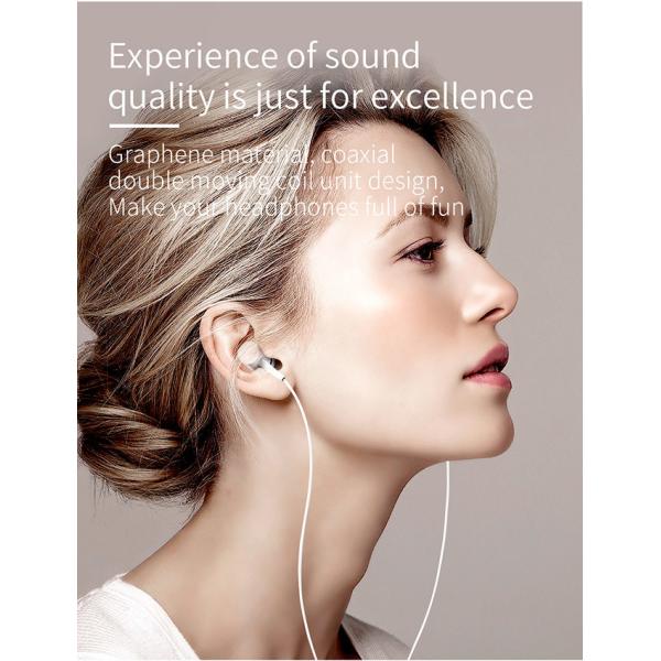 Waterproof 6D Stereo Sound ABS 1200mm Wired Sports Earphones