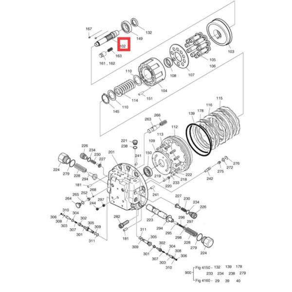 1.405-00022 вал 225 моторов солнечные 220 частей DX225 DX235 планетарной шестерни экскаватора солнечный главный