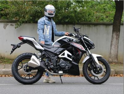 Air Cooled Adult 200cc High Powered Motorcycles With 1430mm WheelBase