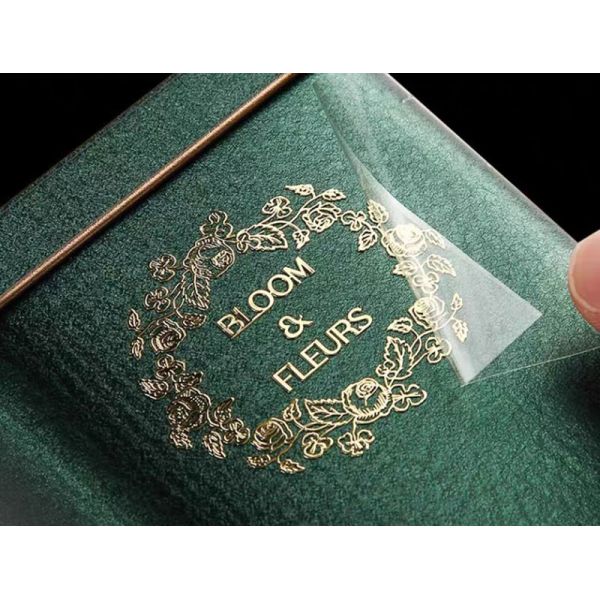 Custom Transparent Logo Trademark PVC Label Sticker High Grade Metal Separation