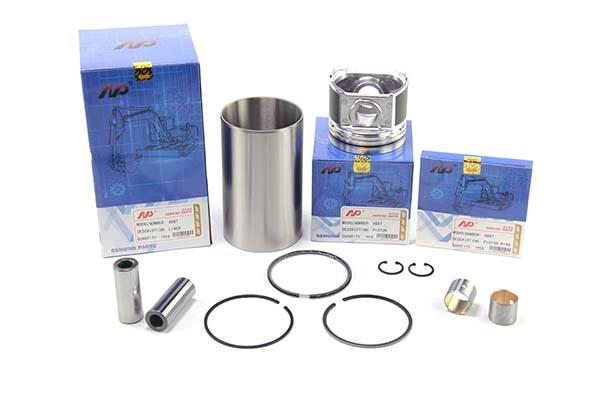 4D87 6D102-6 Excavator Engine Liner Kit Diesel Liner Piston Ring