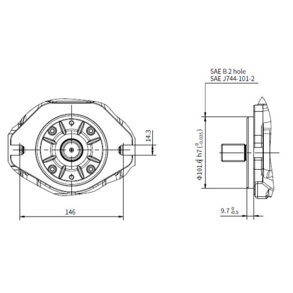 High Pressure Axial Piston Hydraulic Motor Variable Displacement Pump HP5V SERIES
