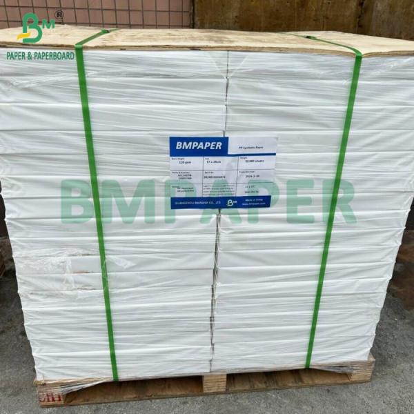 200 microns PP Synthetic Paper For Poster Display 52 x 48cm UV Ink Offset Printing