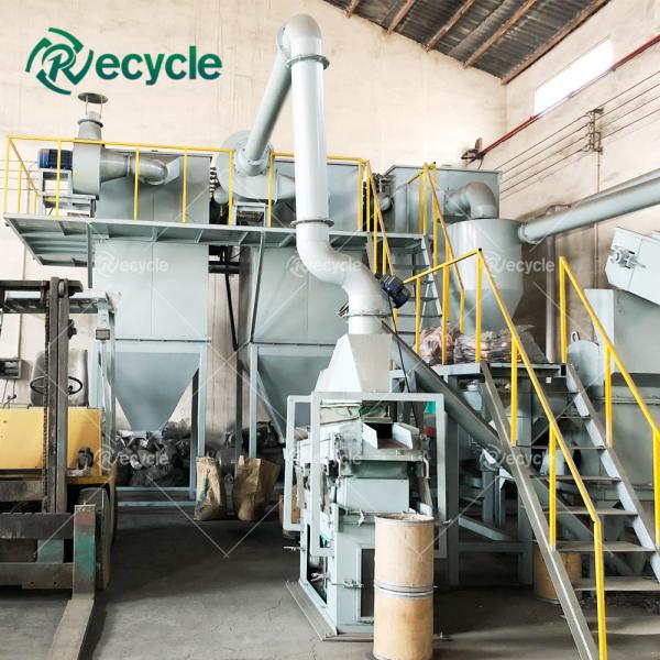 Reciclagem revolucionária de baterias de lítio para baterias de iões de lítio de automóveis 200kg/h-1000kg/h