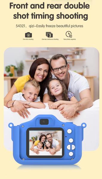 3-12 Years Old Dinosaur Children Camera X13S with Protective Silicone Cover and Pictures on TFT 2.0inch Screen Size