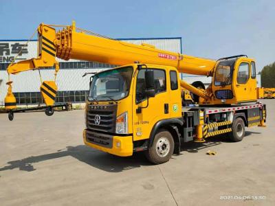 Small 10 Tons Construction Truck Trailer Hydraulic Mobile Truck Crane 80km/H