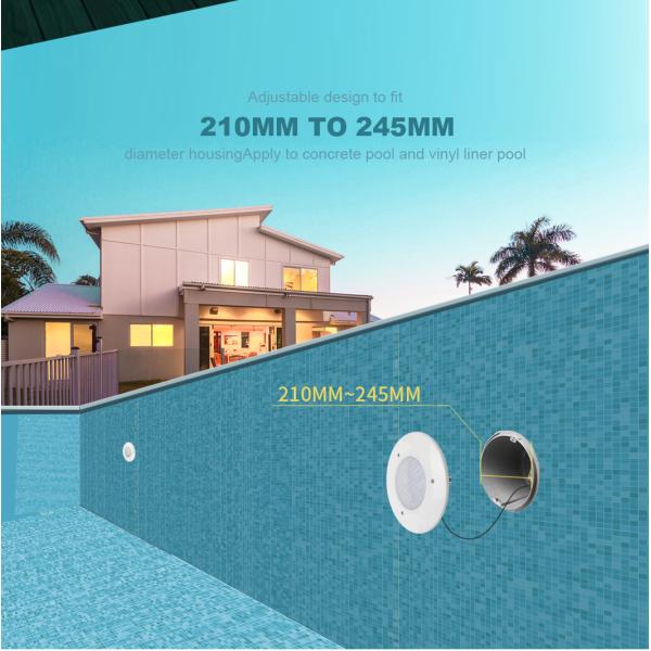 Небольшие конкретные ABS снабжения жилищем света бассейна PAR56 покрывают ультра плоскую проволоку вне