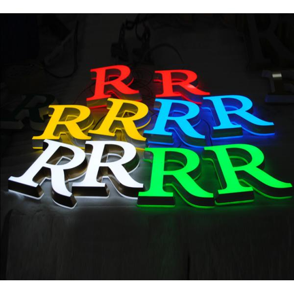 Customization Mini Letter 3d Acrylic Luminous Letter Energy Saving Pvc Light Letter