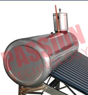 Stainless Steel Pre Heated Solar Water Heater Portable Galvanized Steel Frame