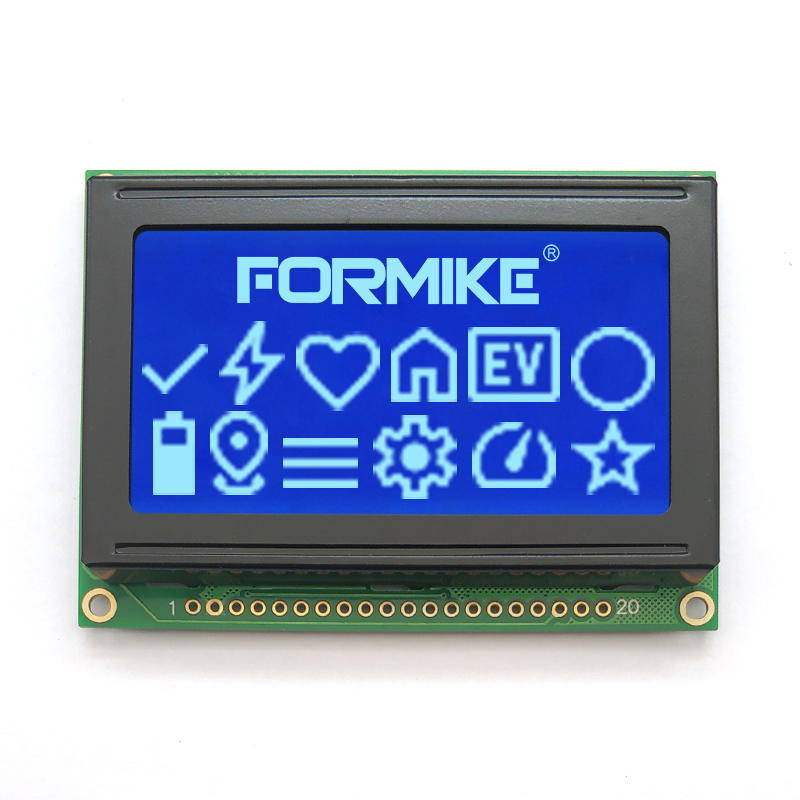 Customized COB STN LED Display 128x64 Dot Matrix LCD Module 12864