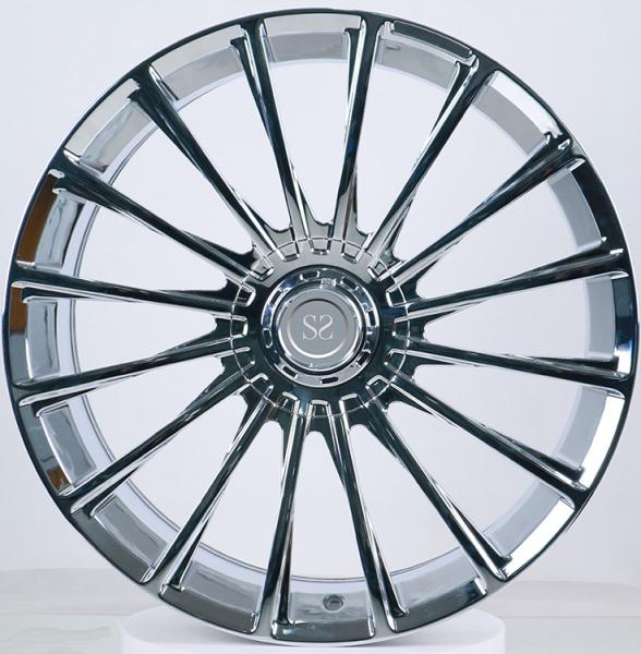 Mercedes Benz GLS 2021 Custom Chrome Forged Wheels 21x10 And 21x11