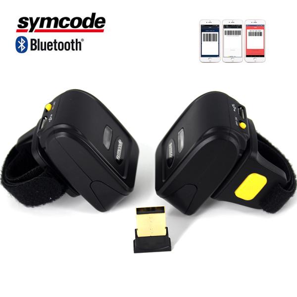 Handheld Mini Wireless Barcode Scanner / Bluetooth Ring Scanner Portable Reader