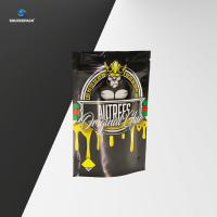 Sacos de embalagem de ervas daninhas de zipper Mylar Stand Up pouch para CBD THC Flores de maconha