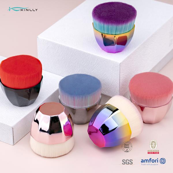 Pó líquido liso da cara superior da escova da composição da fundação de Kabuki Decagon