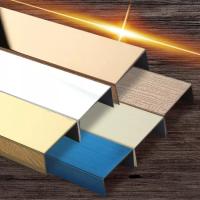 Decoração de azulejos de aço inoxidável 20mm PVD aço inoxidável U