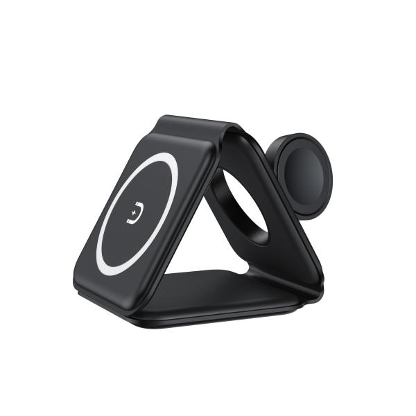 2025 Wholesale Foldable Wireless Fast Charging Charger 15W/10W Large Output Mobile Phone Apple And Samsung Phone/Earphone Charger