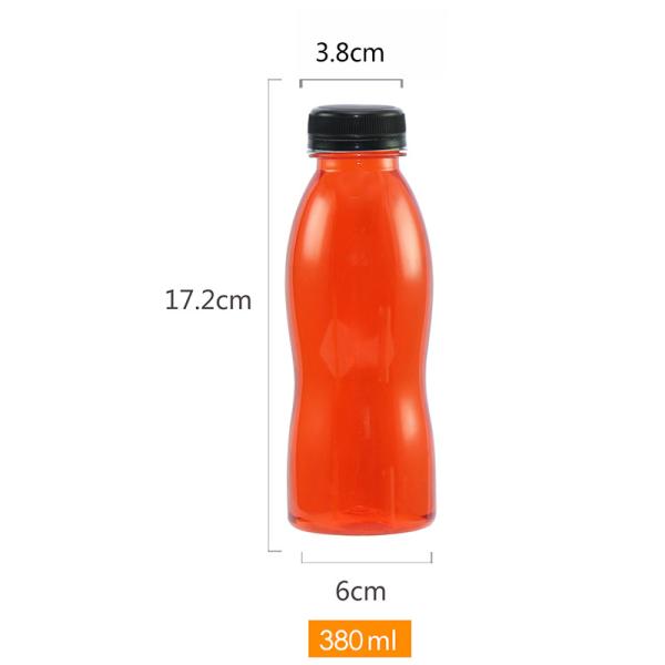 OVAL HOME HOTEL CLEAR 28MM MILK TEA CONTAINERS