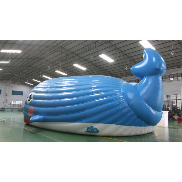 SGS Inflatable Water Park Whale Island Aqua Park Customized Theme Promotion