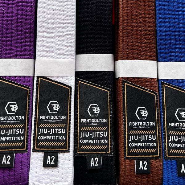 Durable 100% Cotton 240grams BJJ Blue Belt For Adults Training And Competitions