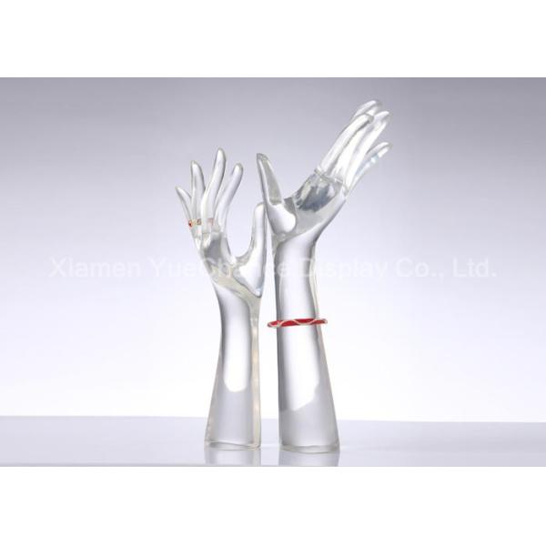 Bracelet et Ring Display Racks clairs de torse de mannequin de fibre de verre de