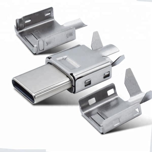 Male 24 Pin USB C Connector Copper Material With Charging Function