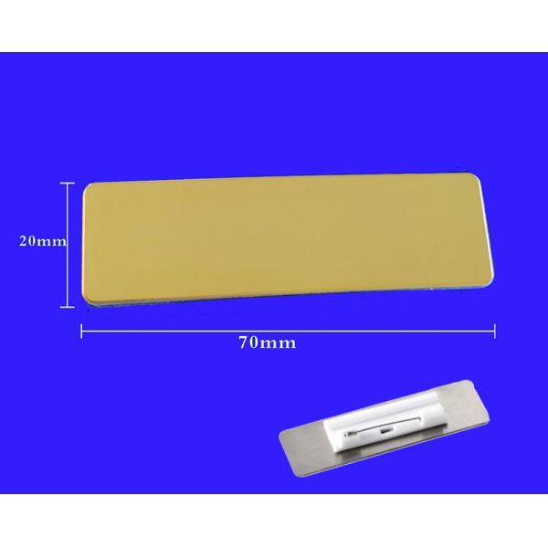 Name Badges With Window Custom PVC Acrylic Reusable Name Badges Magnetic Back