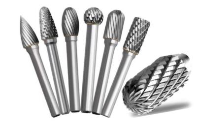 10pcs Set Carbide Cutter Rotary Burrs Rotary File 10mm Burr Diameter And  6mm Shank